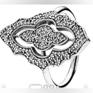 PANDORA Sparkling Lace Ring 54